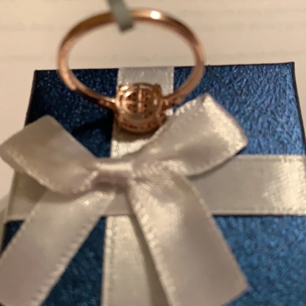 PINK DIAMOND RING, SIZE 8 - Picture 9 of 11